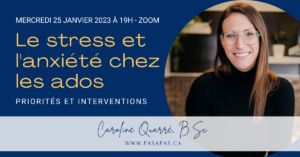 Le stress et l'anxiété chez les ados