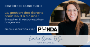 La gestion des écrans chez les 8 à 17 ans : Encadrer & responsabiliser nos jeunes